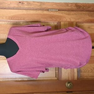 Maroon Rayon Spandex T-shirt